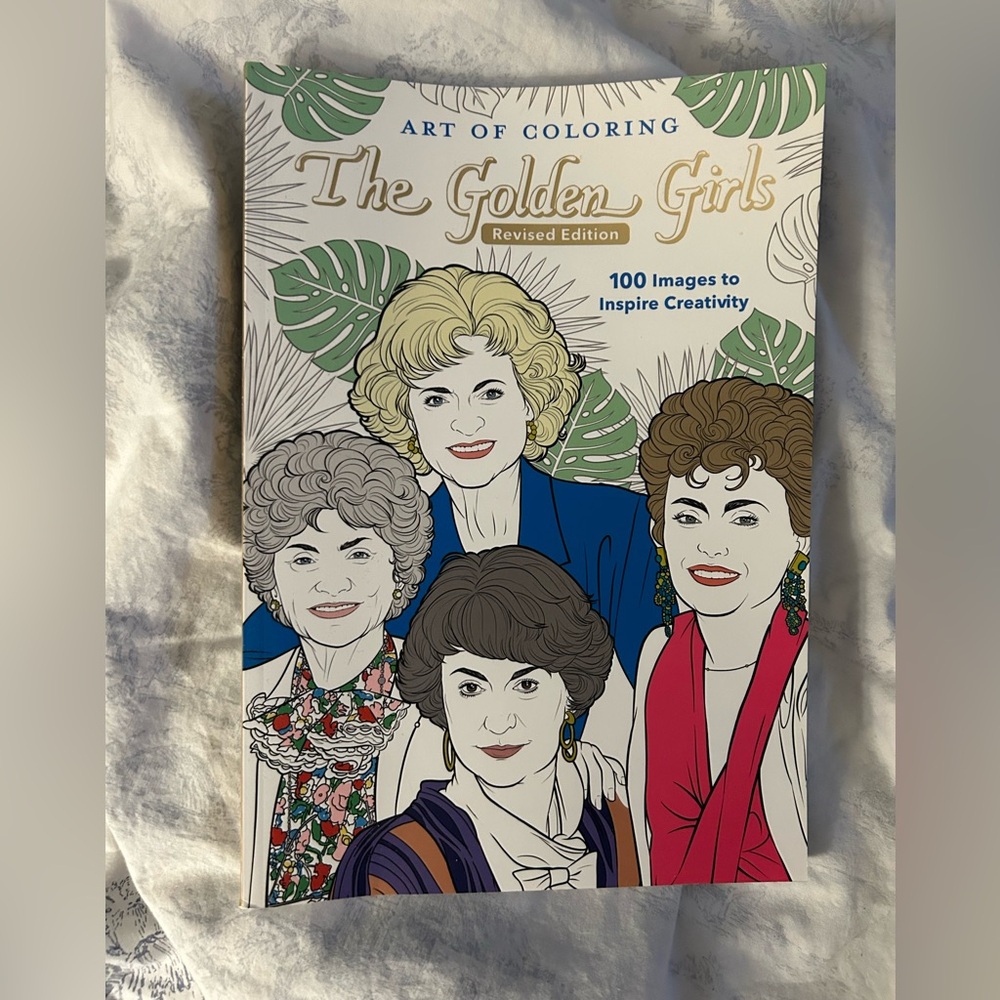 Golden Girls adult colouring book NWT Dorothy Rose Blanche Sophia